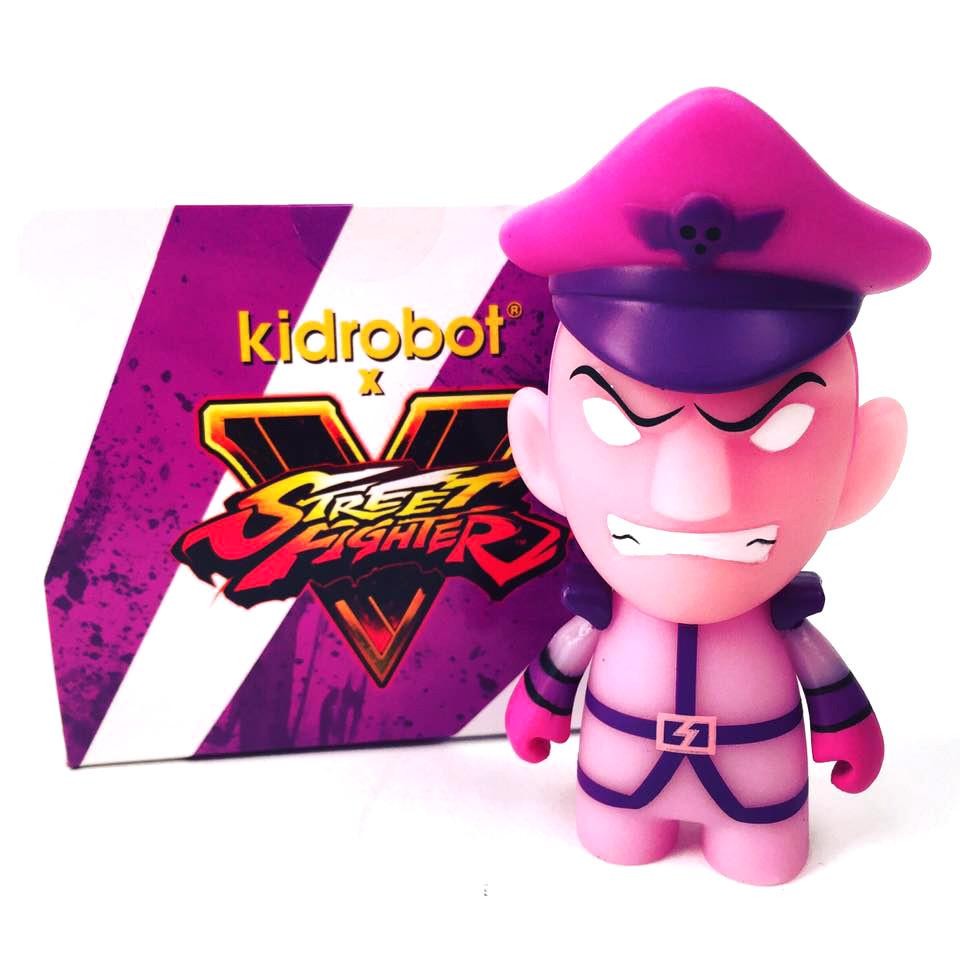 Kidrobot x Street Fighter Ultimate Pyscho Crusher M Bison 3 Inch Mini Figure (purple)