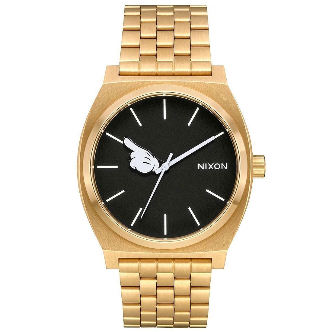 Nixon x Disney Time Teller Gold Watch - One Glove (gold / hand)