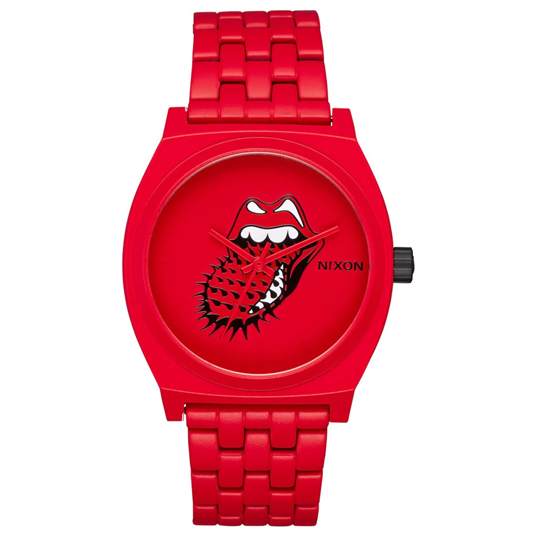 Nixon x Rolling Stones Time Teller Watch (red / all red)