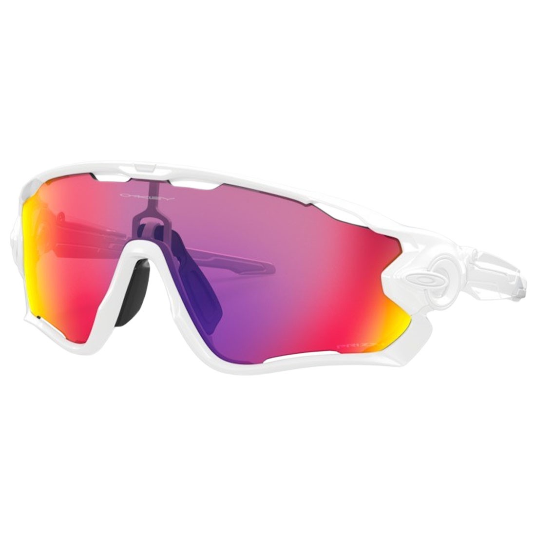Oakley Jawbreaker Sunglasses (polished white / prizm road)
