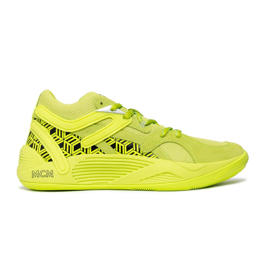 Puma x MCM Men TRC Blaze Court (green / acid lime / puma black)