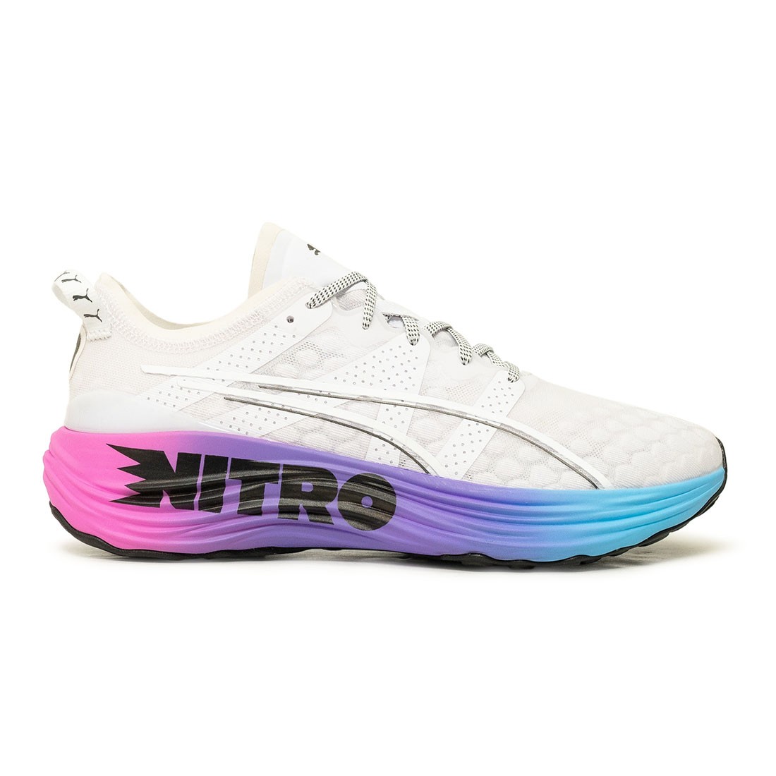 Puma Men Foreverrun Nitro Sunset (white / luminous blue / electric orchid)