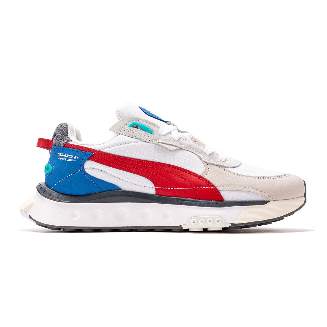 Puma Men Wild Rider Layers (white / urban red)