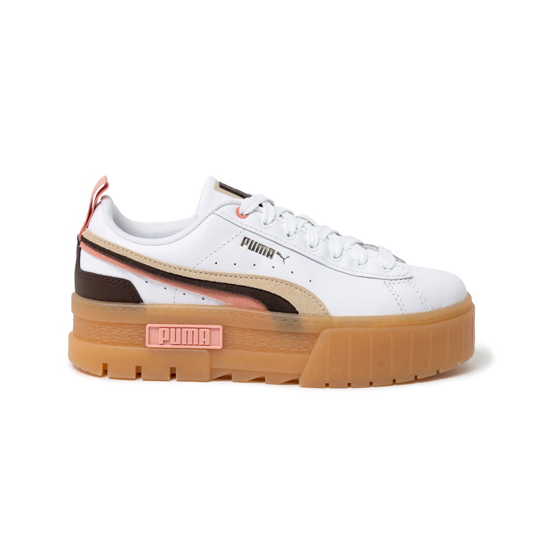 Puma Women Mayze Triplex (white / chocolate brown)