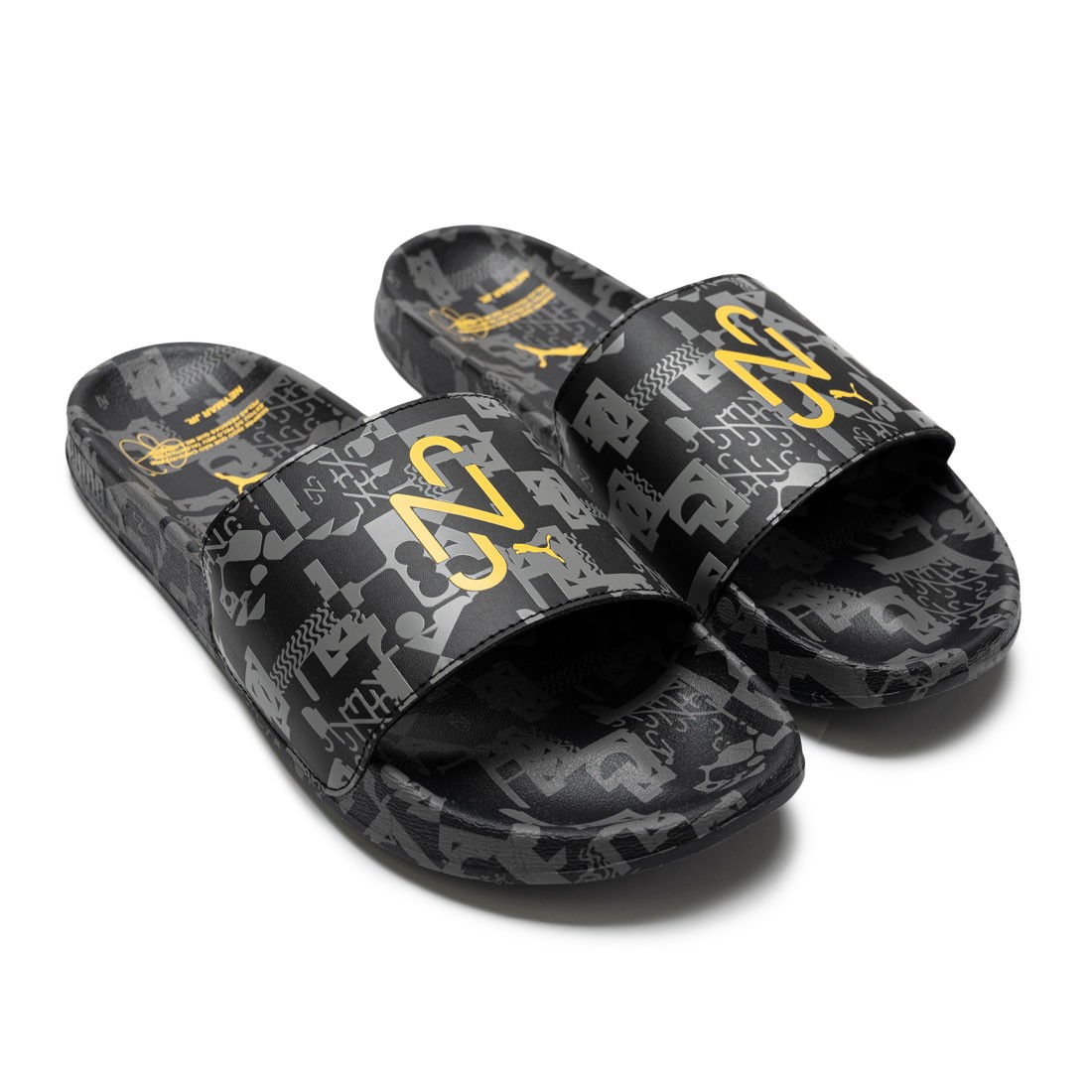 Puma x Neymar Jr Men Leadcat Black Slide (black / castlerock)