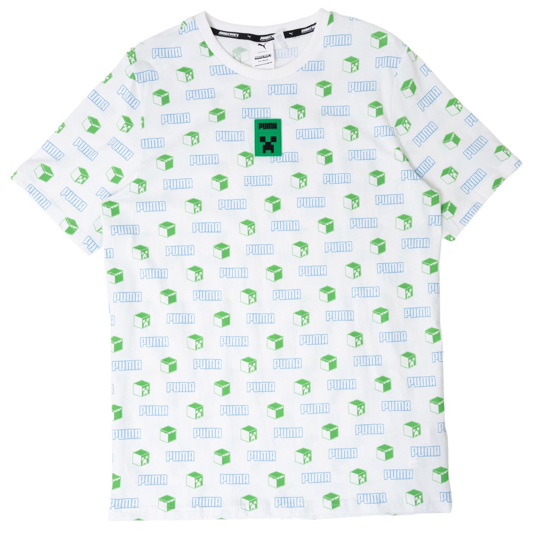 Puma x Minecraft Men AOP Tee (white)