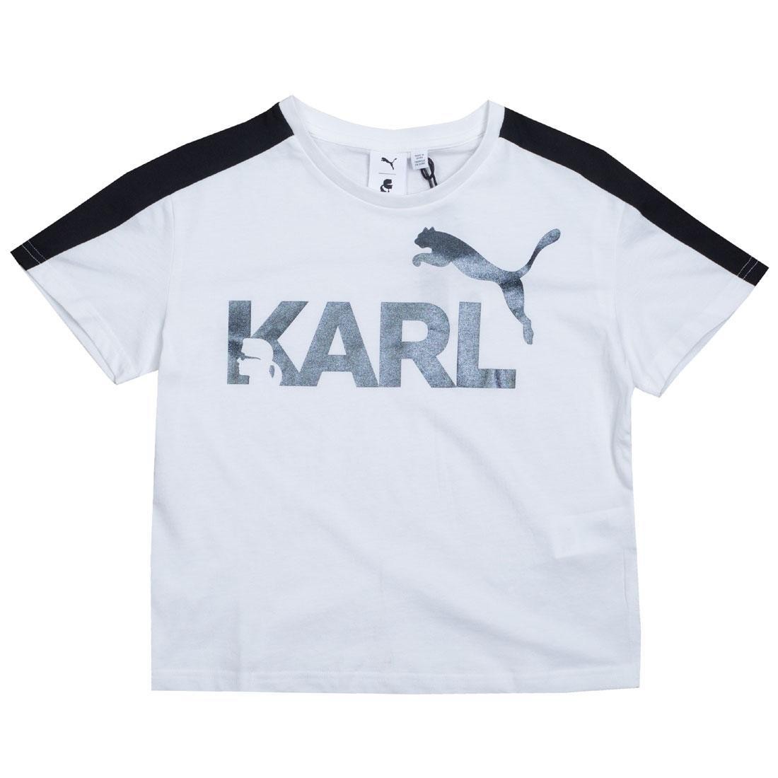 Puma x Karl Lagerfeld Women Karl Tee (white / black)
