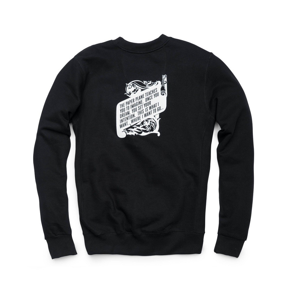 Paper Planes Men The Constitution Crewneck Sweater (black)