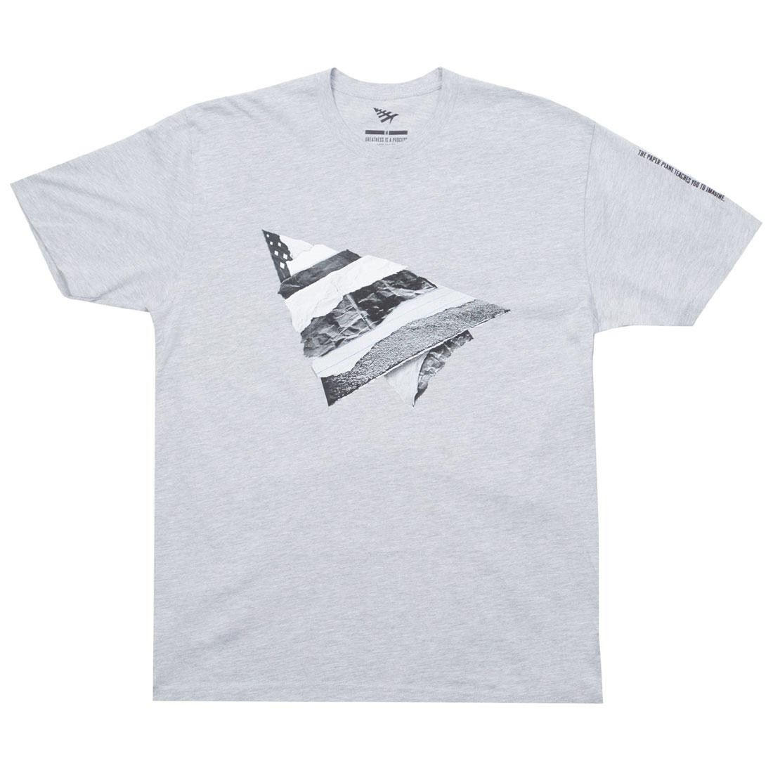 Paper Planes Men Rip and Repair Tee (gray / heather)