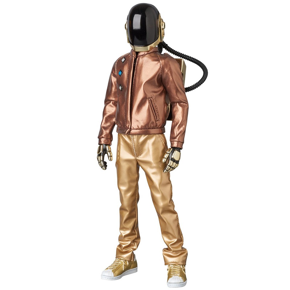 Medicom RAH Daft Punk Discovery Ver. 2.0 - Guy Manuel de Homem Christo Figure (bronze / gold)