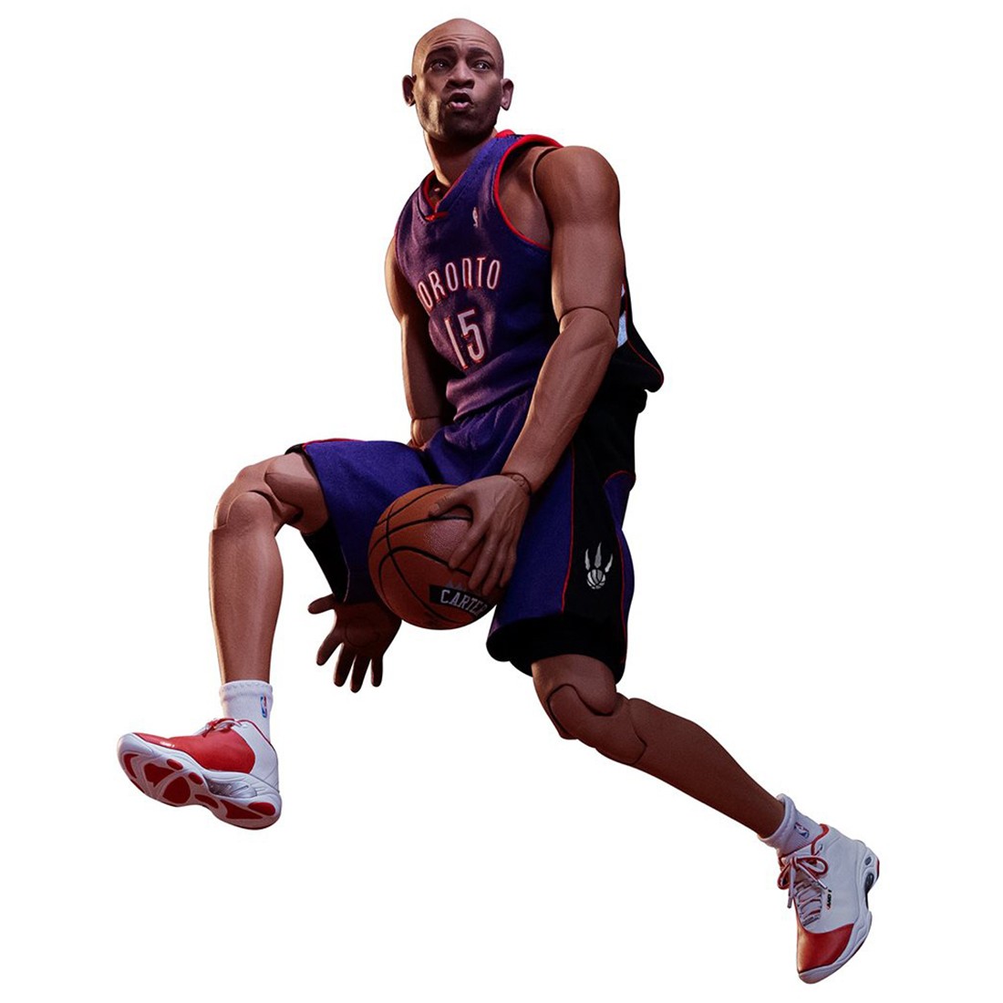 NBA x Enterbay Brooklyn Nets Vince Carter Real Masterpiece 1/6 Scale Figure (blue)
