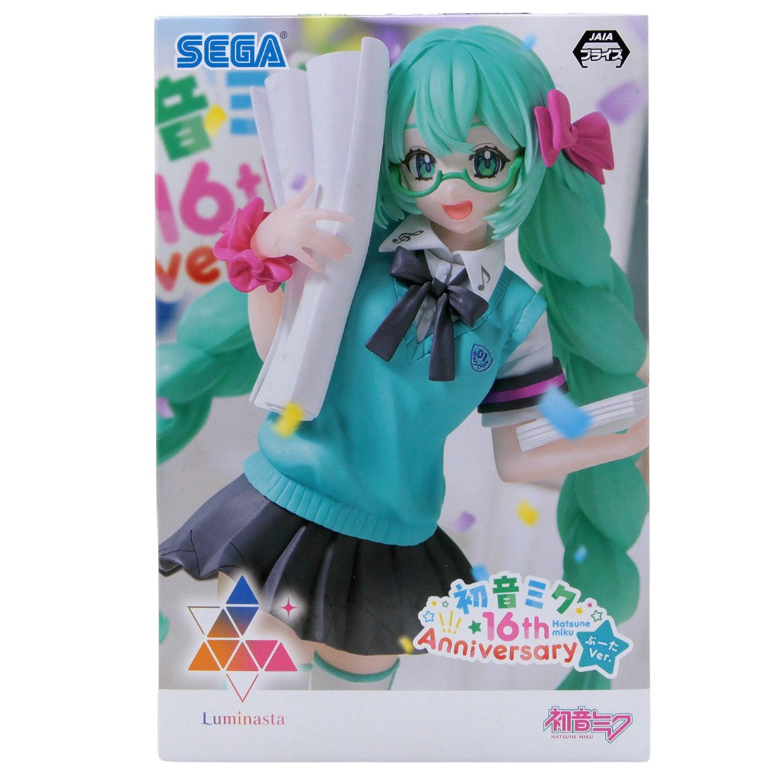 Sega Hatsune Miku 16th Anniversary Luminasta Booota Ver. Figure (green)