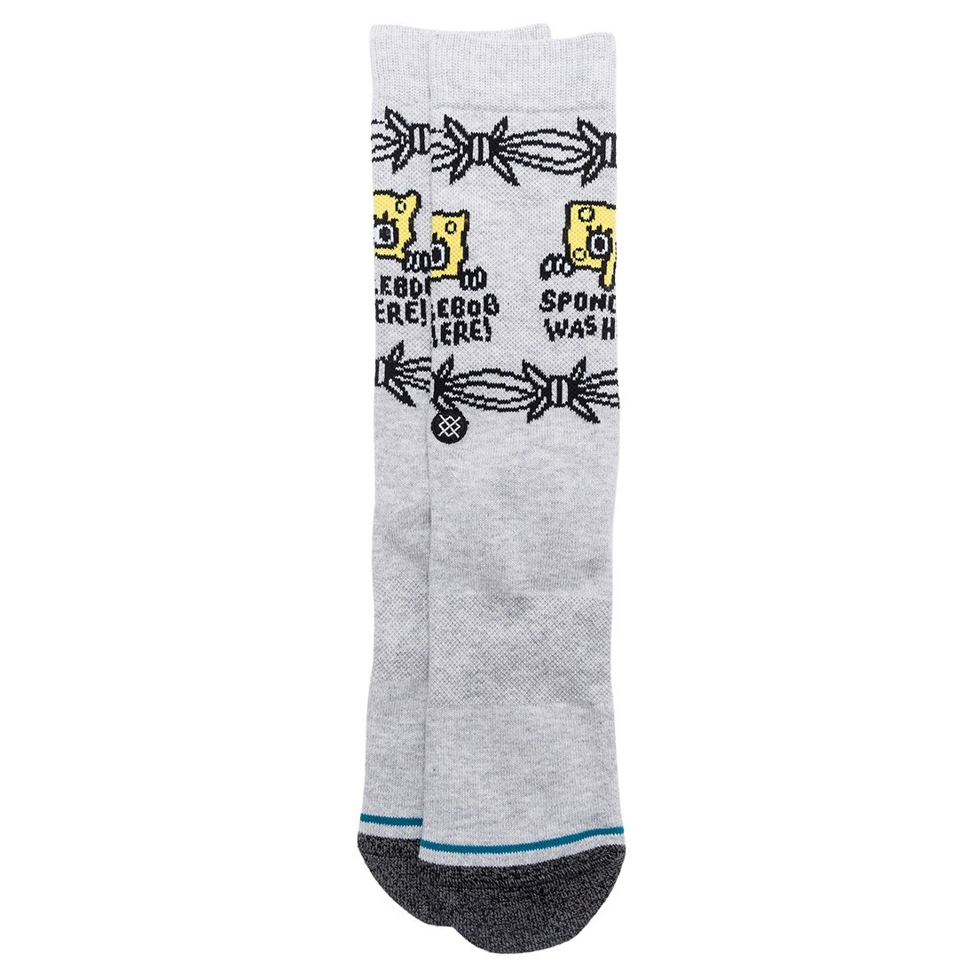 Stance x Spongebob Squarepants Men Bob Was Here Socks (gray / heather)