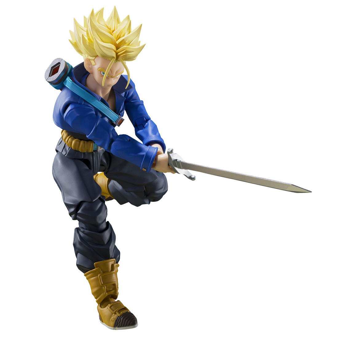 Bandai S.H.Figuarts Dragon Ball Z The Boy From The Future Super Saiyan Trunks Figure (blue)
