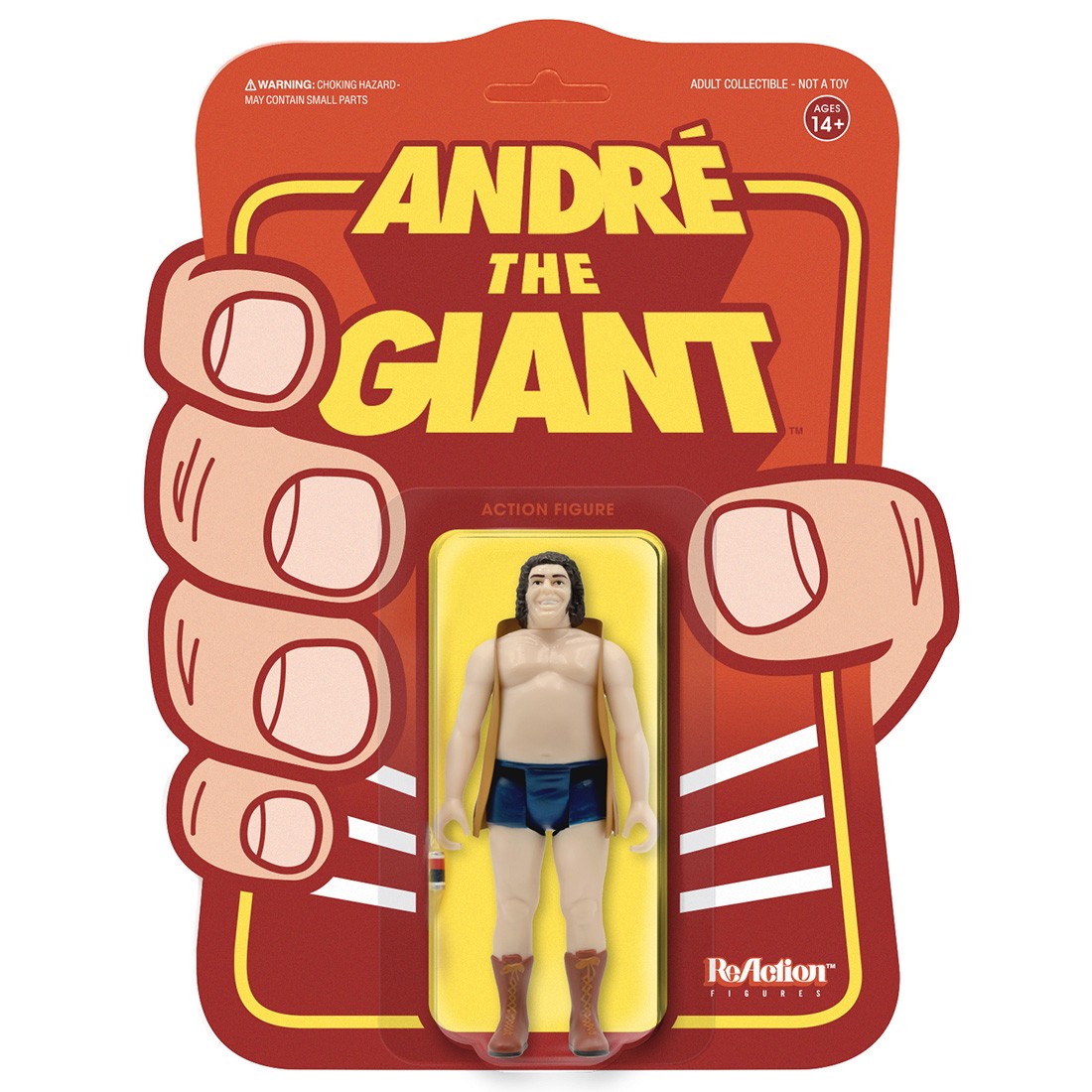 Super7 Andre The Giant Reaction Figure - Vest (red)