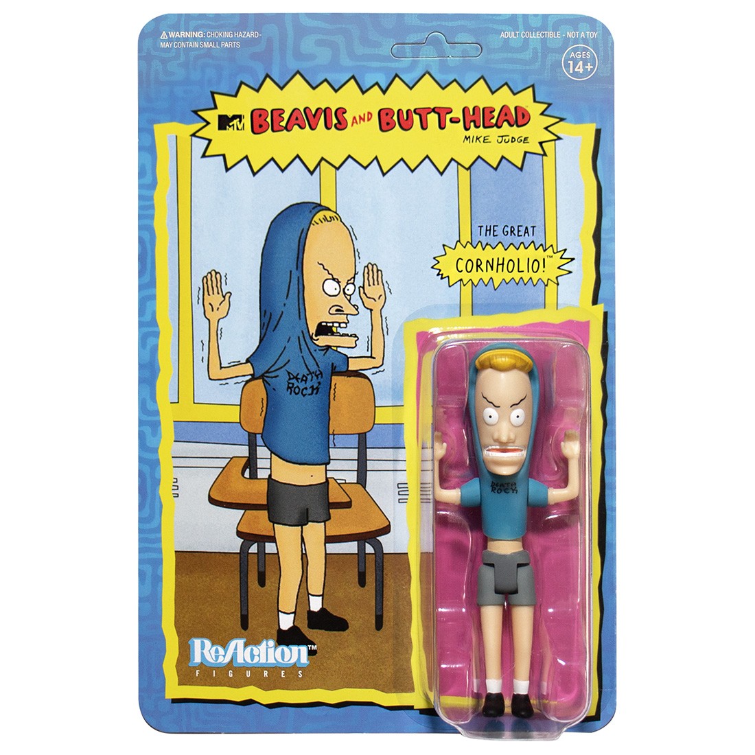 Super7 Beavis And Butt Head -The Great Cornholio Reaction Figure (blue)