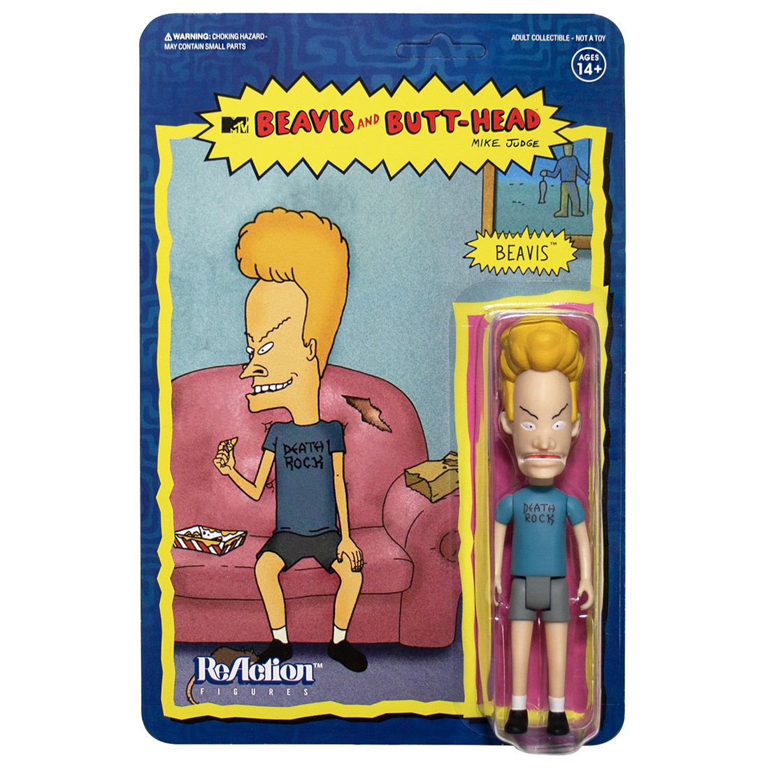 Super7 Beavis And Butt Head Reaction Figure - Beavis (blue)