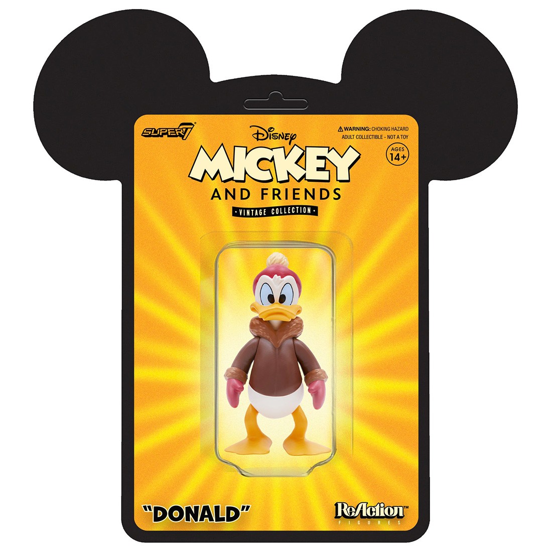 Super7 Donald Duck Figure (yellow / black)