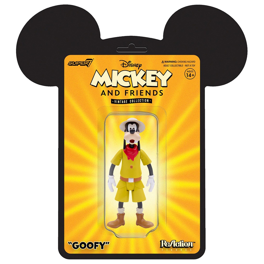 Super7 Disney Goofy Figure (yellow / black)