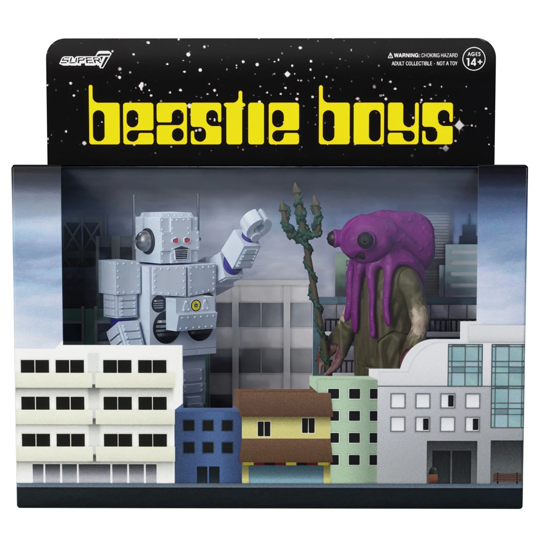 Super7 x Beastie Boys Intergalatic 2 Pack Reaction Figures (black)