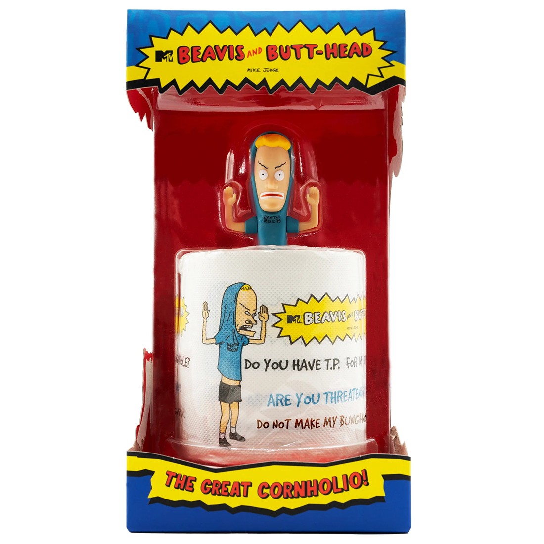 Super7 x Beavis And Butt Head Cornholio TP Reaction Figure (blue)