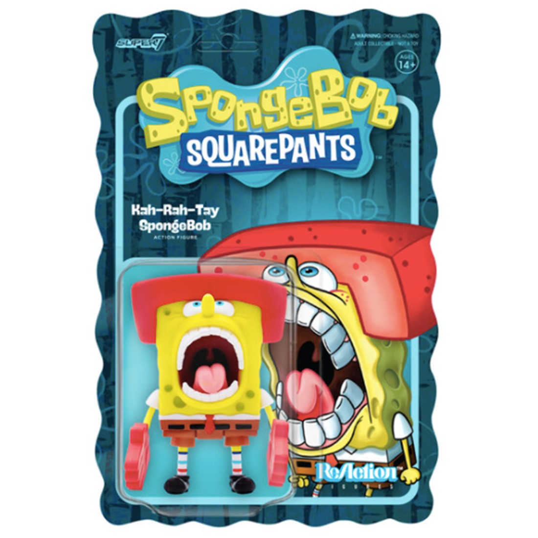 Super7 Spongebob Squarepants Kah Rah Tay Spongebob Figure (yellow)