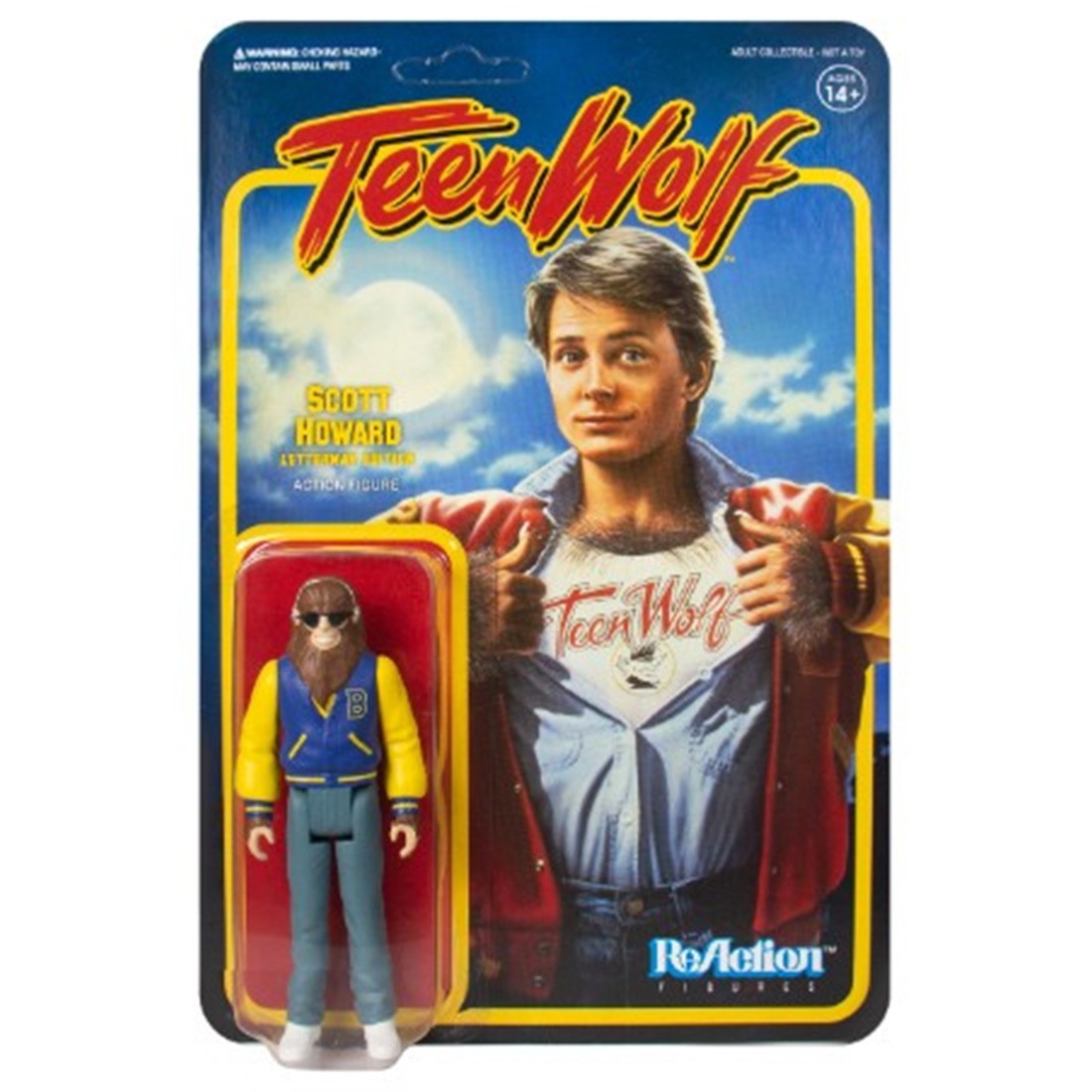 Super7 Teen Wolf Reaction Werewolf Figure (blue)