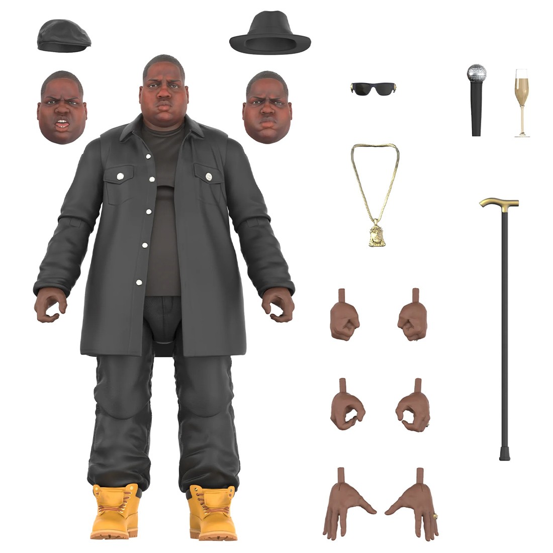 Super7 Notorious B.I.G. Ultimates Wave 1 Figure - Biggie (black)