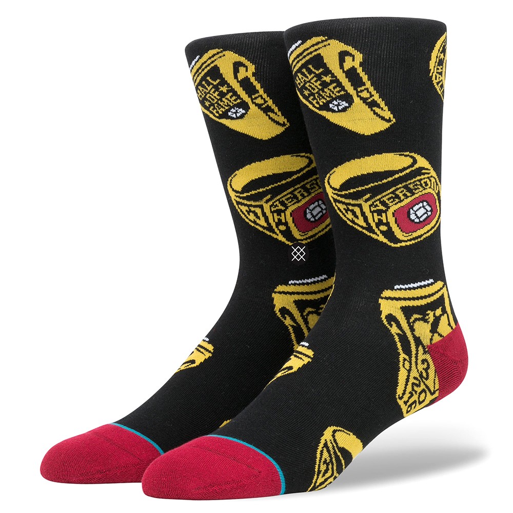 Stance x Allen Iverson Men Fame Ring Socks (black)