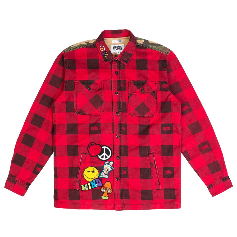 Billionaire Boys Club Men BB Ruckus LS Woven (red)