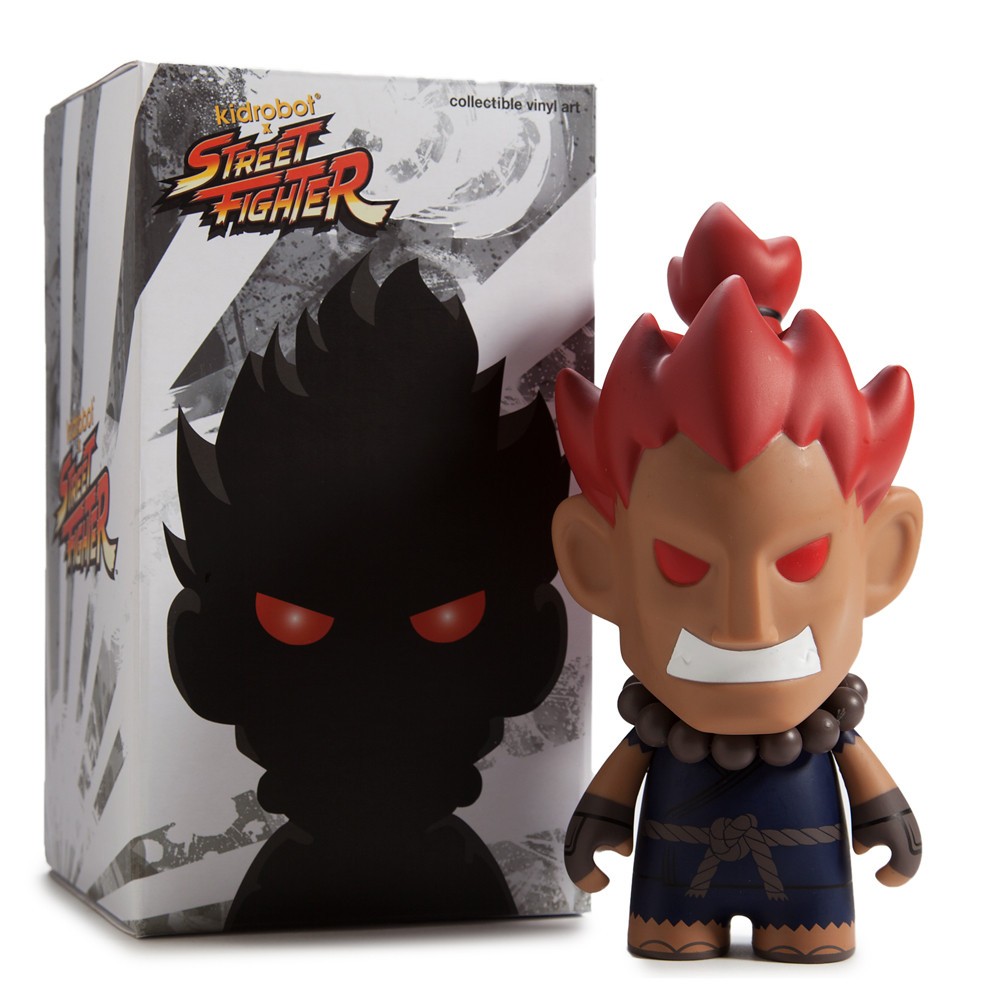 Kidrobot x Street Fighter Akuma 7 Inch Medium Figure