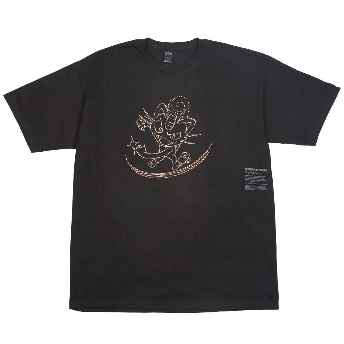 BAIT Exclusive 10 Deep x Pokemon Men Meowth Tee (black / gold)