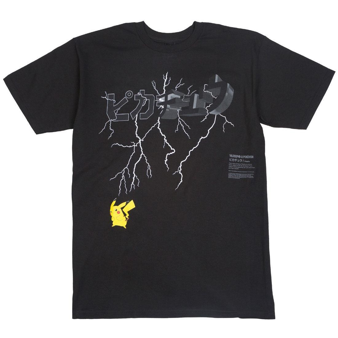 BAIT Exclusive 10 Deep x Pokemon Men Lightning Strike Tee (black)