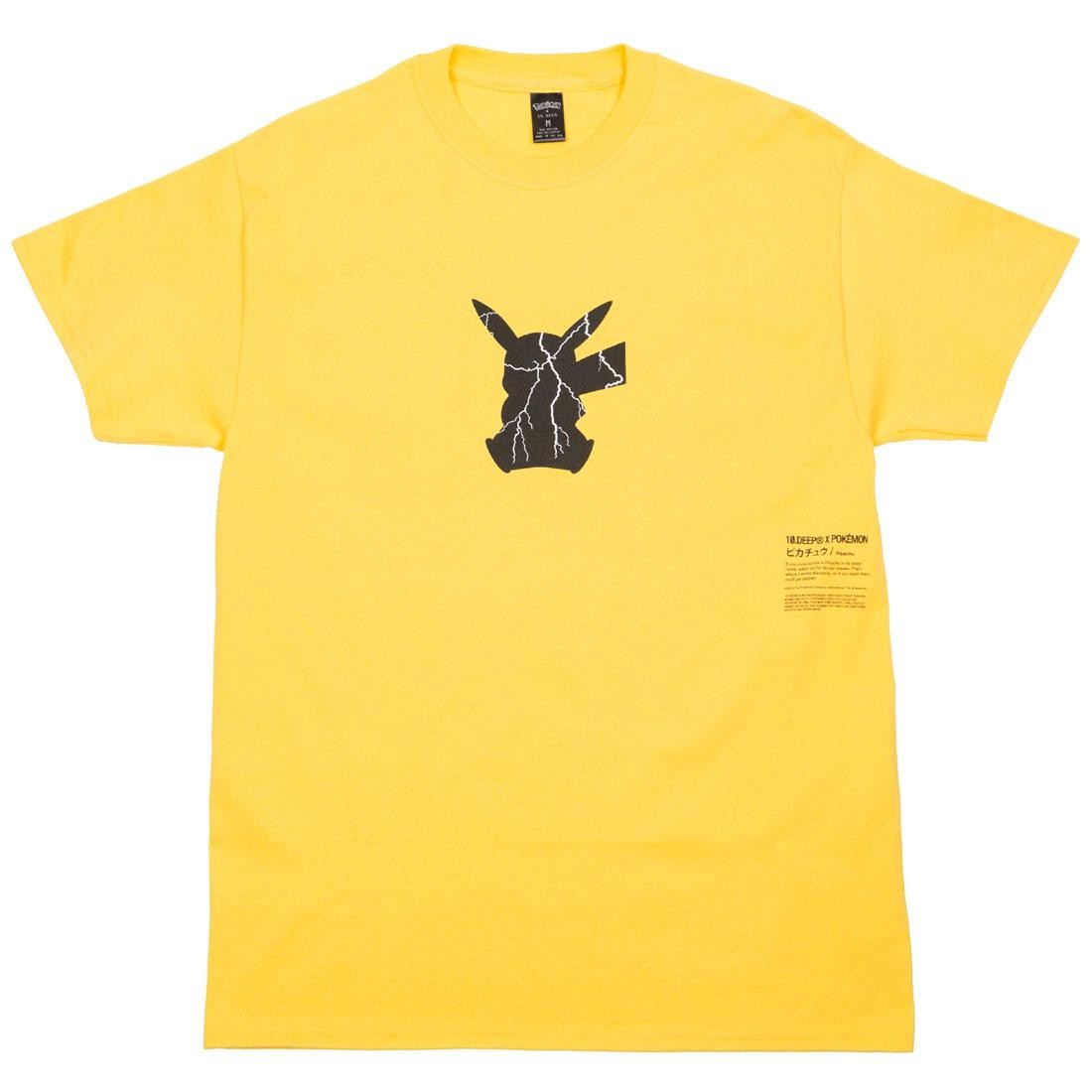 BAIT Exclusive 10 Deep x Pokemon Men Shadow Shock Tee (yellow)