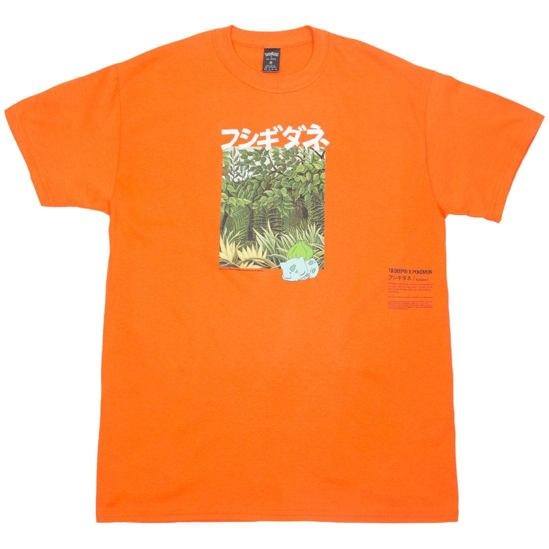 BAIT Exclusive 10 Deep x Pokemon Men Bulbasaur Jungle Tee (orange)