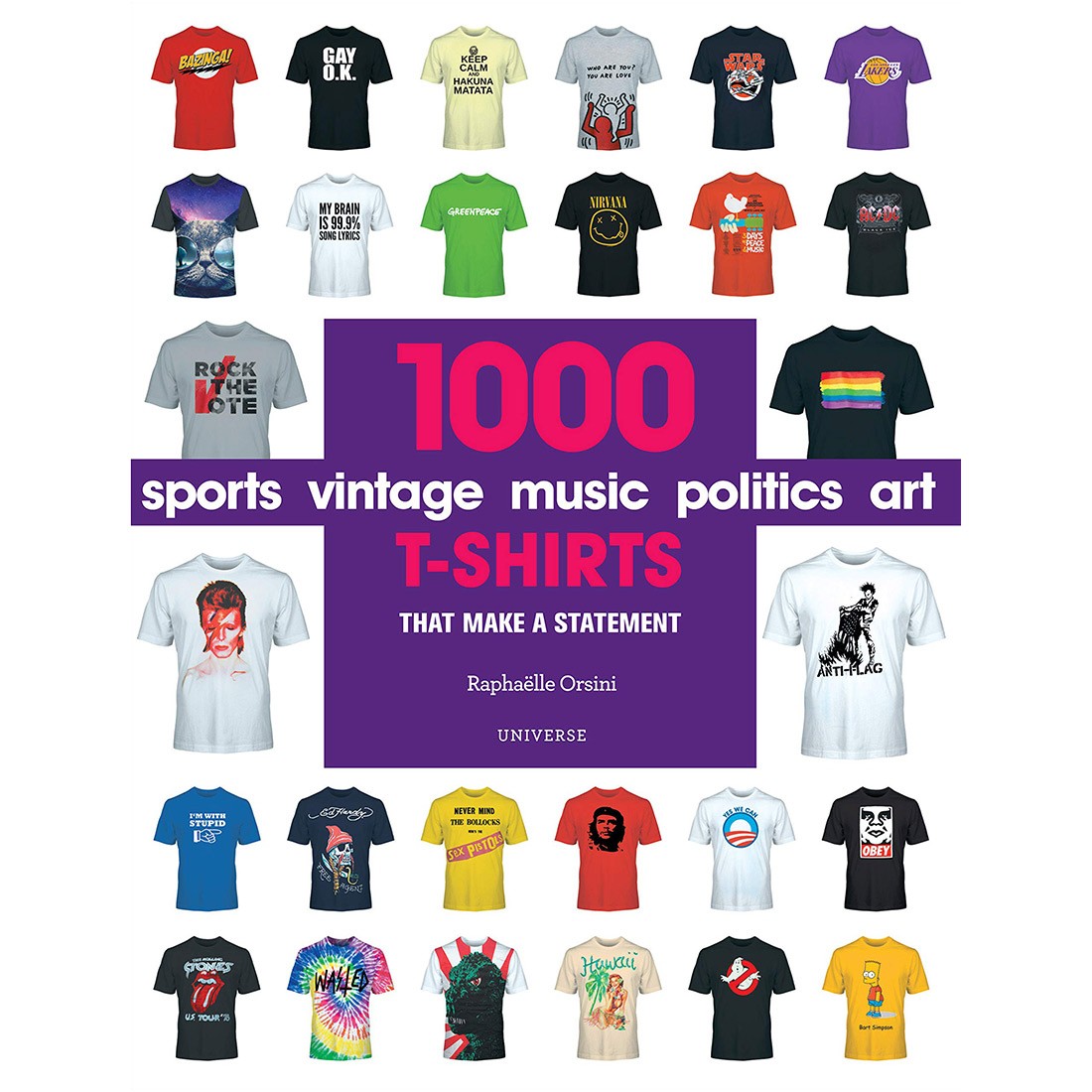 One Thousand Shirts That Make A Statement Book (white)