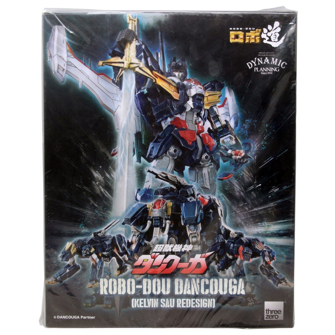 Threezero Dancouga Super Beast Machine God ROBO?DOU Dancouga Kelvin Sau Redesign Articulated Figure (navy)