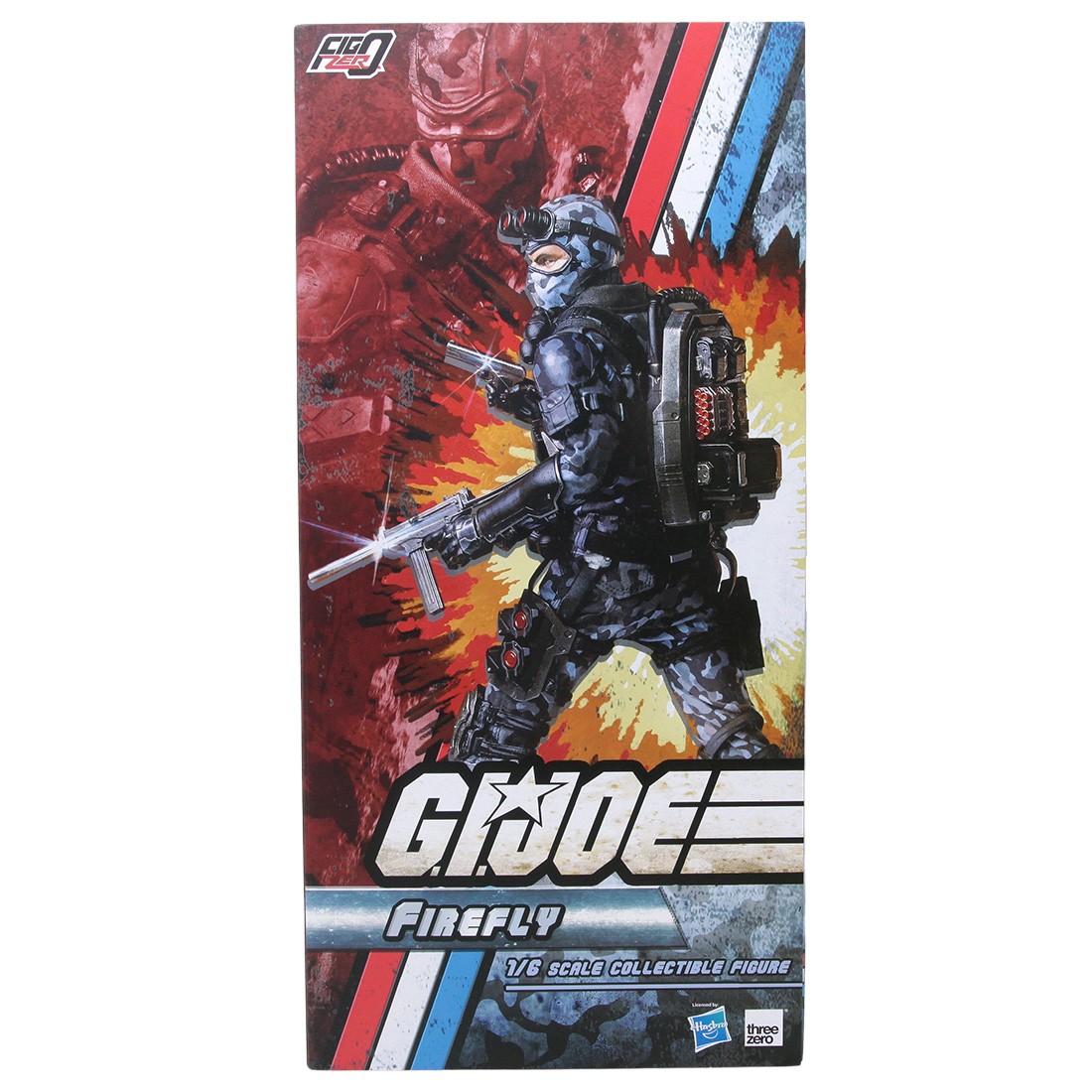 Threezero x Hasbro GI Joe FigZero Firefly 1/6 Scale Figure (gray)
