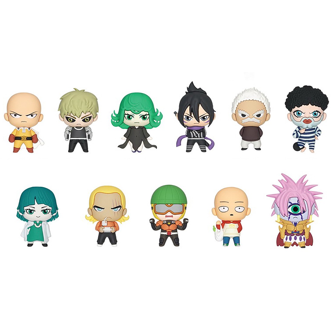 Monogram One Punch Man Figural Bag Clip - 1 Blind Box
