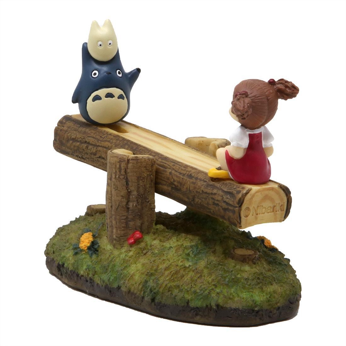 Studio Ghibli Benelic My Neighbor Totoro Totoro And Mei On See Saw Figure (brown)