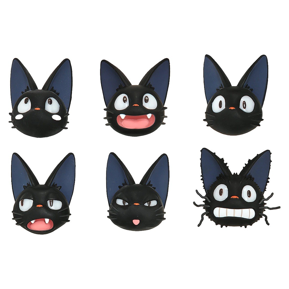 Studio Ghibli Benelic Kiki's Delivery Service Jiji Face Magnet - 1 Blind Box