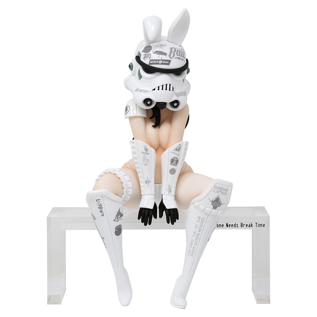 BAIT x Coolrain x SIMA x 205 ENBT RabbiTT Trooper 1/6 Scale Figure (white)