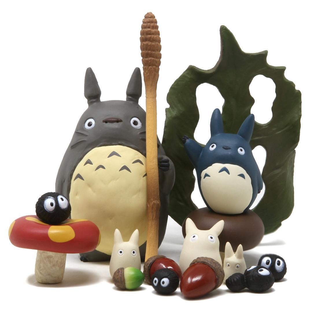 Studio Ghibli Ensky My Neighbor Totoro NOS-19 Totoro Assortment Stacking Figure (gray)