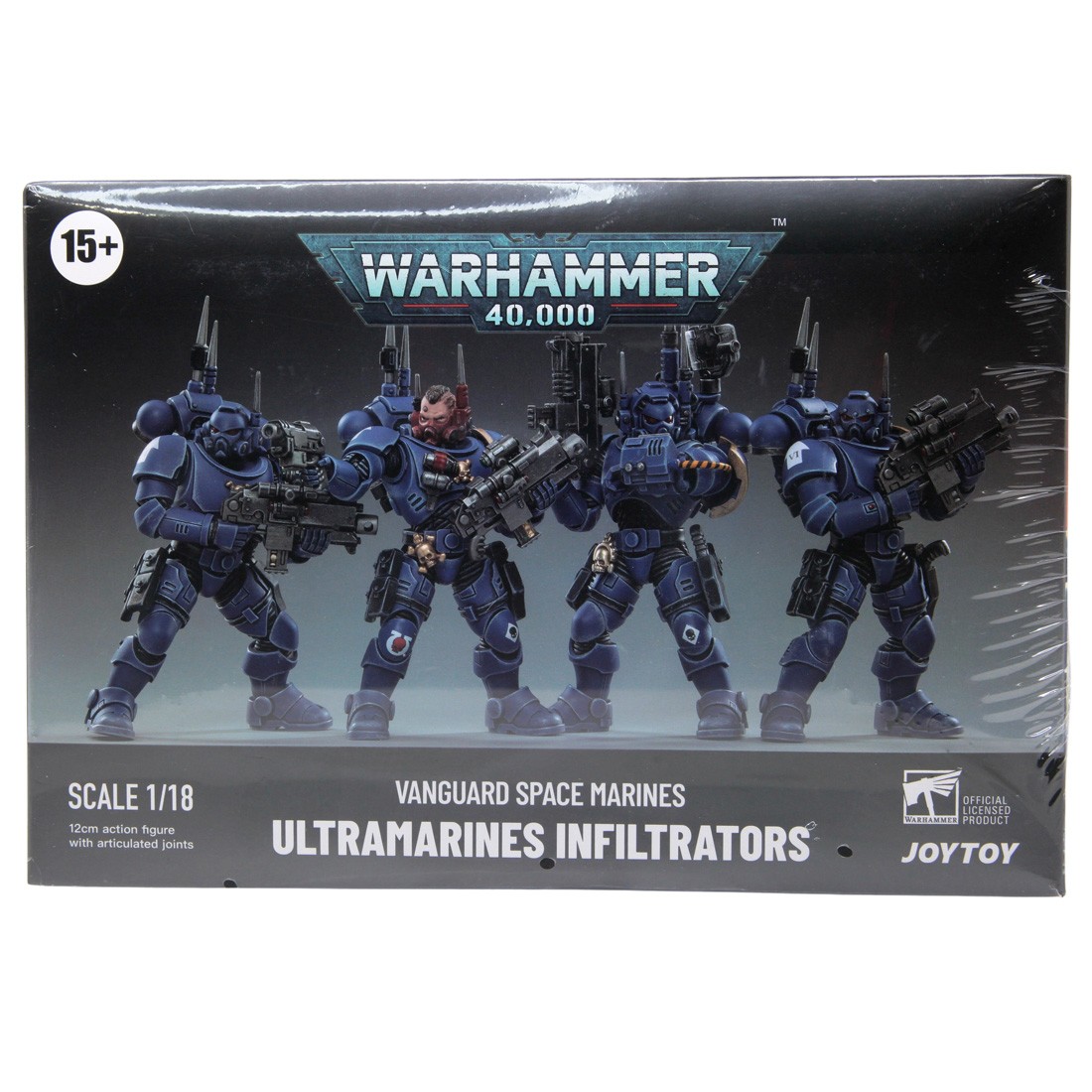 Joy Toy Warhammer 40K Ultramarines Infiltrators 1/18 Figure (blue)