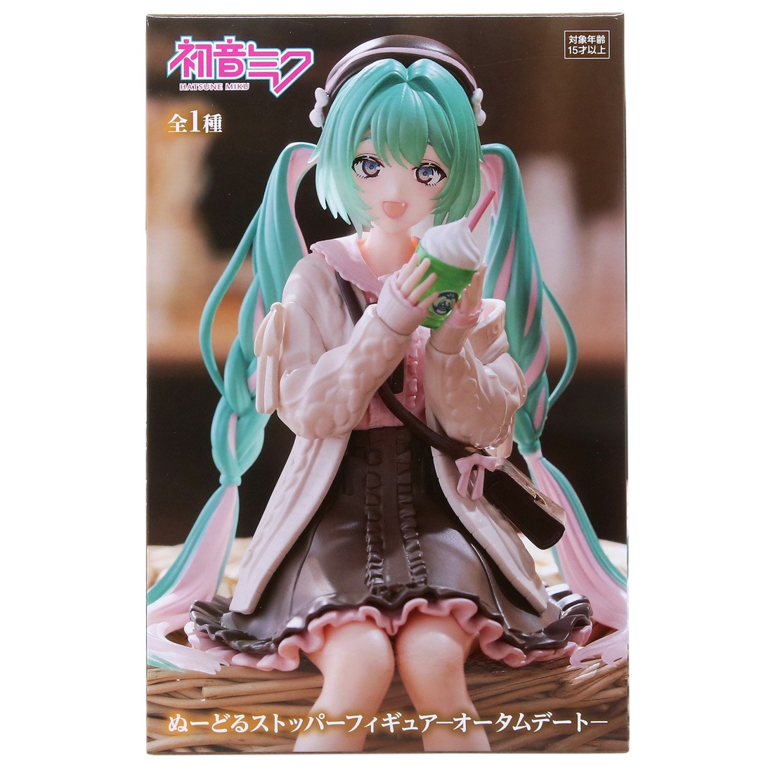Furyu Hatsune Miku Autumn Date Noodle Stopper Figure (beige)