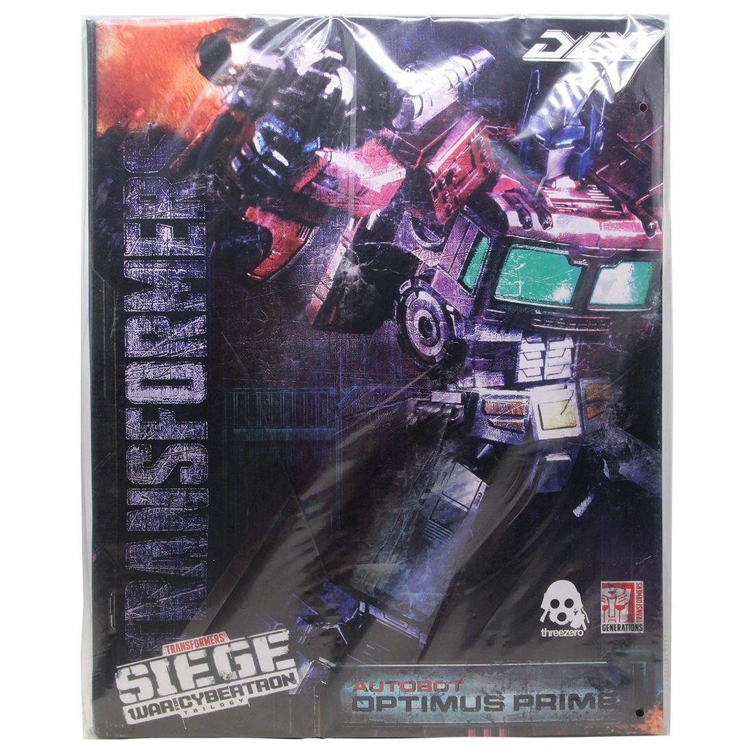 Threezero Transformers War For Cybertron Trilogy Optimus Prime Deluxe Scale Figure (red)