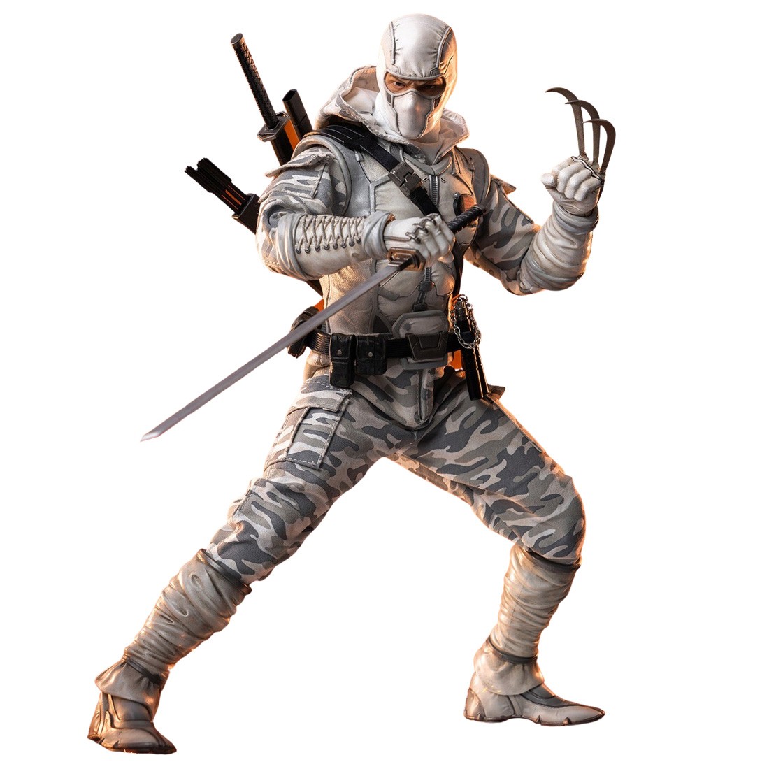 Threezero x Hasbro GI Joe FigZero Camo Storm Shadow 1/6 Scale Figure - PX Previews Exclusive (white)