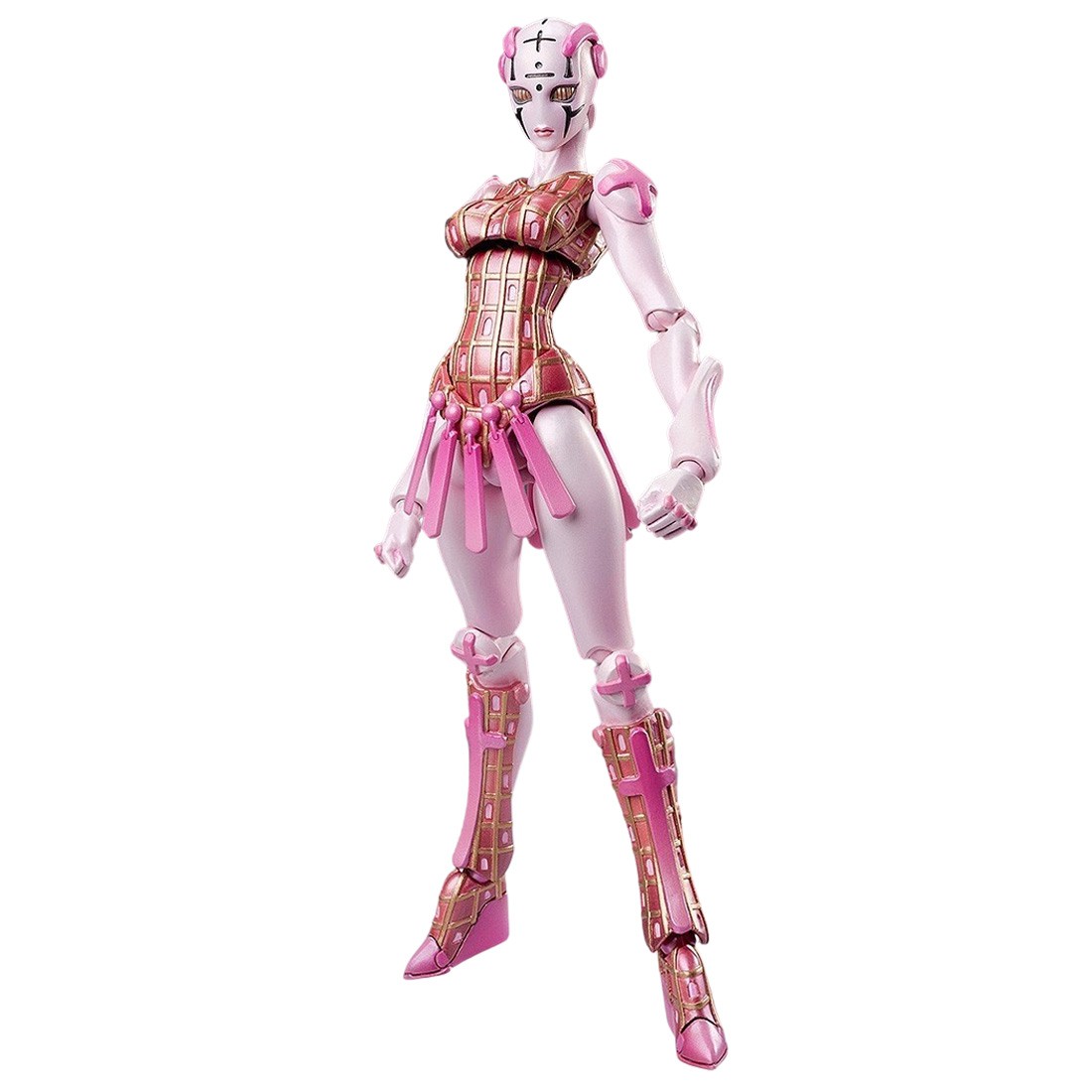 Medicos Super Action Statue JoJo's Bizarre Adventure Part 5 Golden Wind S-G Chozokado Figure (pink)
