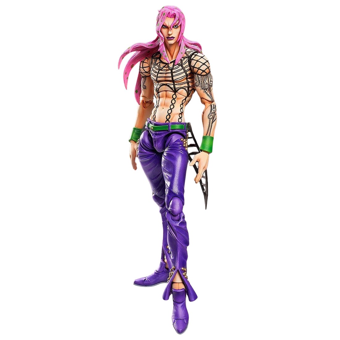 Medicos Super Action Statue JoJo's Bizarre Adventure Part 5 Golden Wind Diavolo Chozokado Figure Re-Run (purple)