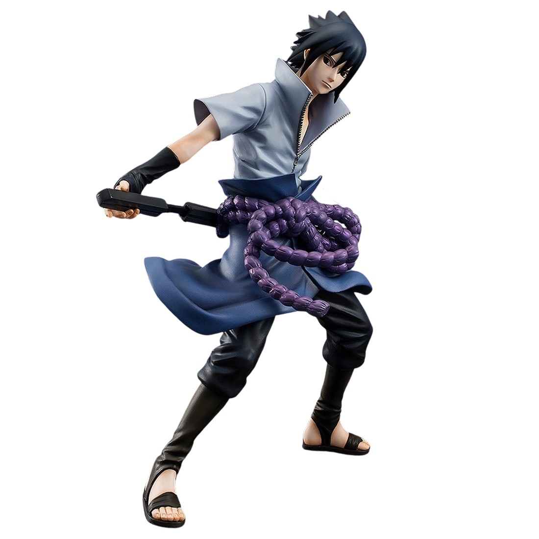 MegaHouse Naruto Shippuden G.E.M. Series Sasuke Uchiha Figure Second Resale (purple)